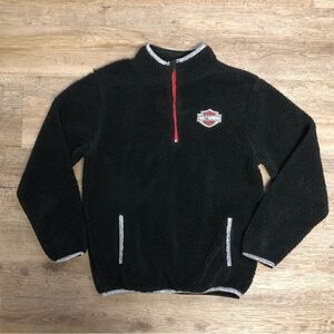 Harley-Davidson Boys Black Fleece size 10/12